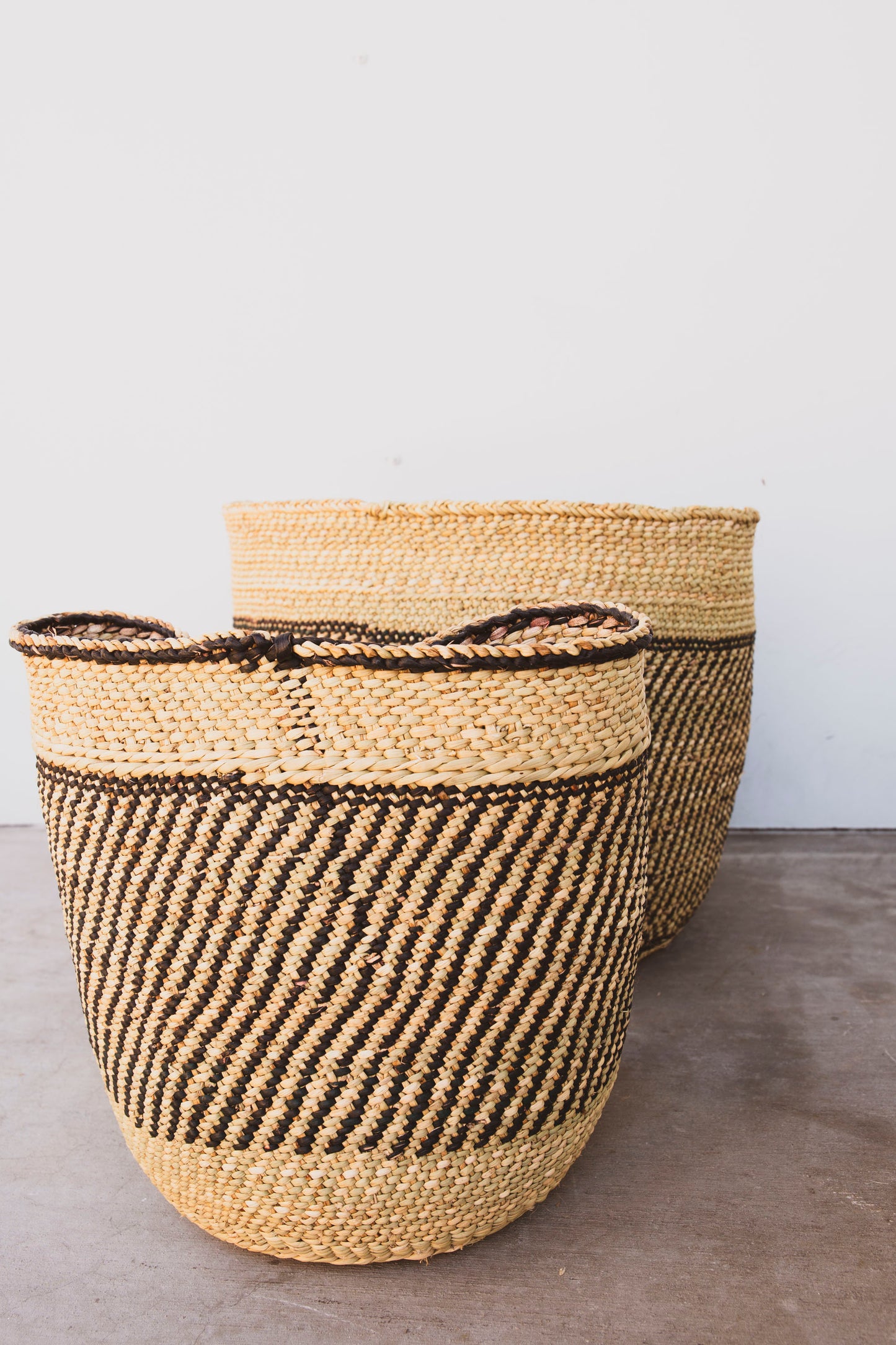 Woven Iringa Baskets Set of 3