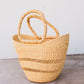 Small Elephant Grass Tote with Lacework