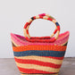 Small Bolga Tote - Multi