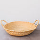 Large Elephant Grass Flat Basket