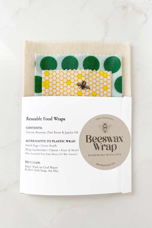 Reusable Food Wrap | Beeswax Wrap | No Plastic Wrap